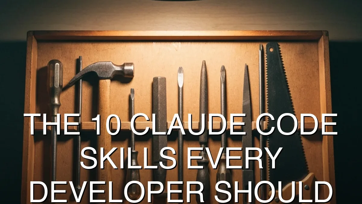 The 10 Claude Code Skills Every Developer Should Install First | Skill ...